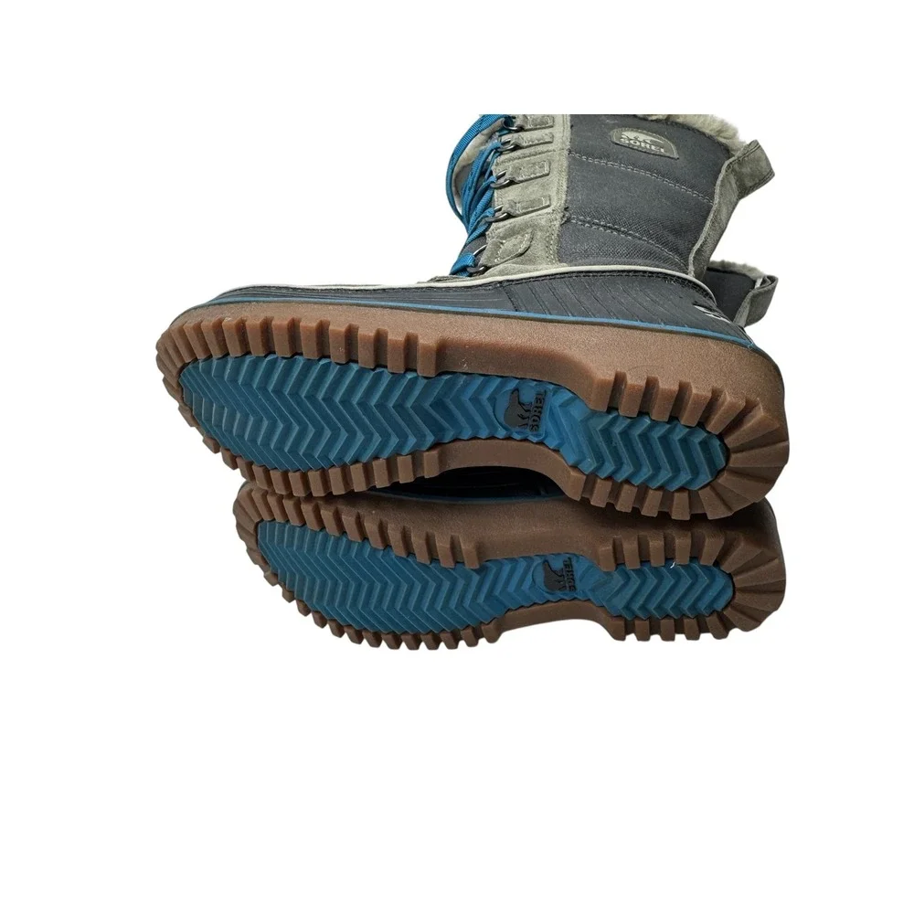 🔥Sorel Tofino II💙Suede‎ Faux Fur Waterproof Tall Snow/winter Boots Likenew